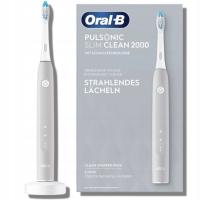 Звуковая зубная щетка Oral-B Pulsonic Slim 2000 Grey серая