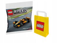 LEGO SPEED CHAMPIONS 30683 SAMOCHÓD MCLAREN + LEGO TORBA PAPIEROWA MAŁA