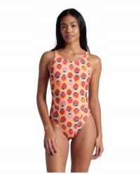 Y8724 Strój kąpielowy jednoczęściowy sportowy basen Arena Strawberry D36