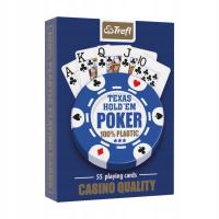 Trefl покер игральные карты покер игра 100% пластик 55 шт.