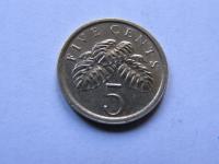 SINGAPUR SINGAPURA 5 CENTS 1986 ROK !!!!!!!!! 1728