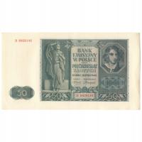 Banknot 50 złotych 1941 stan 2, D 8828146