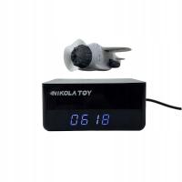 Zegarek z latającym samolotem NikolaToy, cyfrowy, magnetyczny, kompaktowy