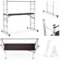 RUSZTOWANIE ALUMINIOWE Z PODESTEM / Drabina - 3w1