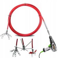 Щетка, копье, катушка, набор для чистки дымохода для дрели 6 м