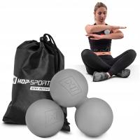 Zestaw piłeczek silikonowych automasaż + pokrowiec pojedyncza podwójna