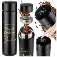 KUBEK TERMICZNY Z GRAWEREM KUBEK TERMICZNY LED PREZENT NA URODZINY