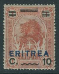 Kolonie wł. Benadir 1 anna - Lew / Eritrea 10 c.