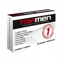 Tabletki dla mężczyzn TOPMEN Plus 10 kaps. Lepsza i silna erekcja.