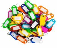 BRELOKI IDENTYFIKATOR JEDNOSTORNNY 100 SZT MIX