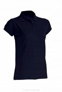 Женская рубашка поло Cotton Mania темно-синий XL