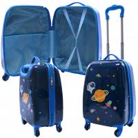 ДЕТСКАЯ КАБИНА ЧЕМОДАН КОСМОС РУЧНОЙ КЛАДИ ДОРОЖНАЯ СУМКА 4 КОЛЕСА