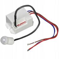 Czujnik Ruchu PIR Czujka Zmierzchu MINI 230V z Sensorem na Kablu 360st