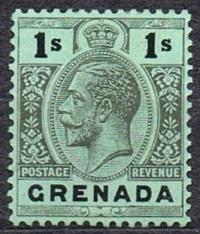 Kol.bryt.GRENADA 1913, SG 98*