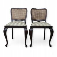 9250 Komplet 2 wygodnych krzeseł z rafią