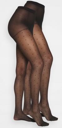 Rajstopy Vero Moda 2 Pack Black rozm. M/L