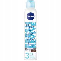 Nivea Suchy Szampon Fresh Mild dla Brunetek do Ciemnych Włosów 200ml