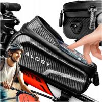 Sakwa na rower duża torba uchwyt case etui na telefon dotykowa pokrowiec 2L