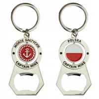 Marynistyczny brelok do kluczy otwieracz do piwa Polska Captain Mike