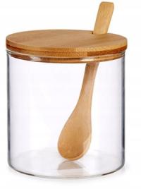 Сахарница сахарница бамбуковая чайная ложка крышка