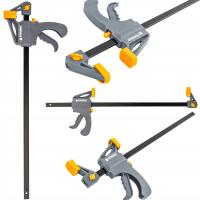 ŚCISK STOLARSKI ZACISK DŹWIGNIOWY 450x60 MM SZYBKOZACISKOWY AUTOMATYCZNY