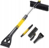 SKROBACZKA SZCZOTKA ZMIOTKA DO SZYB SKROBAK 2W1 TELESKOPOWA 64-80CM