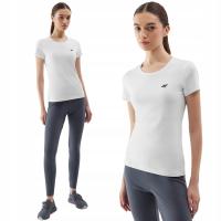 Женская футболка из хлопка 4f, тонкая спортивная футболка с ограниченным тиражом SS24