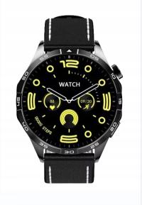 Smart Watch Porsche GT4 Black [Luxury Leather Strap + Sports Silicone Band]