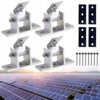 4 ZESTAW WSPORNIK PANELU SŁONECZNEGO, REGULOWANY