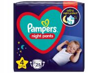 Pieluchomajtki PAMPERS Night Pants 4 (25 szt.)