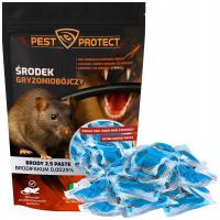 TRUCIZNA TRUTKA NA SZCZURY MYSZY DUŻE GRYZONIE PASTA SASZETKI BRODIFAKUM
