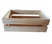 SKRZYNKA DREWNIANA, SKRZYNKA OZDOBNA PREZENT 30X20X10