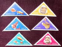 FL2743 PANAMA podbój kosmosu Mi 724-729 czyste