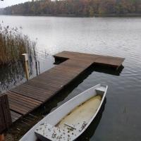 Pomost pływający w kształcie litery T długość 7 m powierzchnia 10 m2