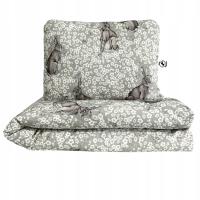 Kocyk przedszkolaka z poduszką zestaw 2w1 – do żłobka i przedszkola, miękki