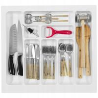 Вклад на столовые приборы для ящик Органайзер 60 - белый