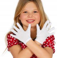 Rękawiczki Dziecięce Białe Przebranie Magik Czarodziej Myszka 17cm