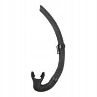 Rurka do nurkowania z PVC Elastyczny sprzęt Rurka oddechowa Czarna