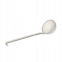 Chochla emaliowana biała 9 cm Riess Classic