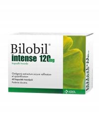 BILOBIL INTENSE 0,12 g 60 kaps Pamięć Koncentracja