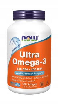 Suplement diety Now Foods Ultra Omega-3 180K softgel biodostępne DW 2027-09
