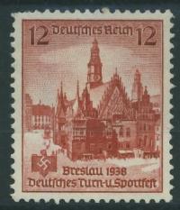 Niemcy Rzesza 12 pfennig - Breslau 1938 r. Sportfest