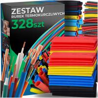 ПВХ термоусадочная трубка 328 шт