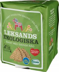Ekologiczny organiczny chrupki szwedzki chleb żytni pełnoziarnisty trójkąty