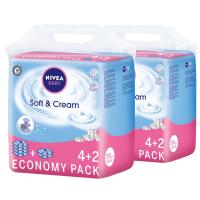 NIVEA BABY Soft Cream Chusteczki nawilżane mokre dla dzieci 12x63 x 2 opak.