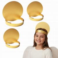 Оголовье золотой гало наряд костюм Святого Ангела яселька бал святых x3