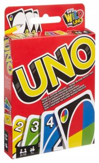 Карты UNO карточная игра 7 Mattel