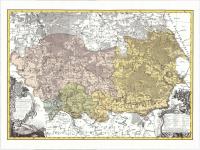 Stara Mapa 20 Górny Śląsk mapa Księstwa Raciborskiego Wieland 1752 (1736)