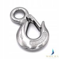Hak z uchem nierdzewny 0,75 t do łodzi jachtu pontonu wytrzymały