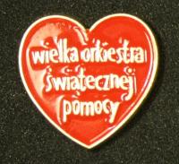 SERDUSZKO - WOŚP – MAŁE – PRZYPINKA - ZNACZEK – PINS - POLECAMY !!!!!!!!!!!